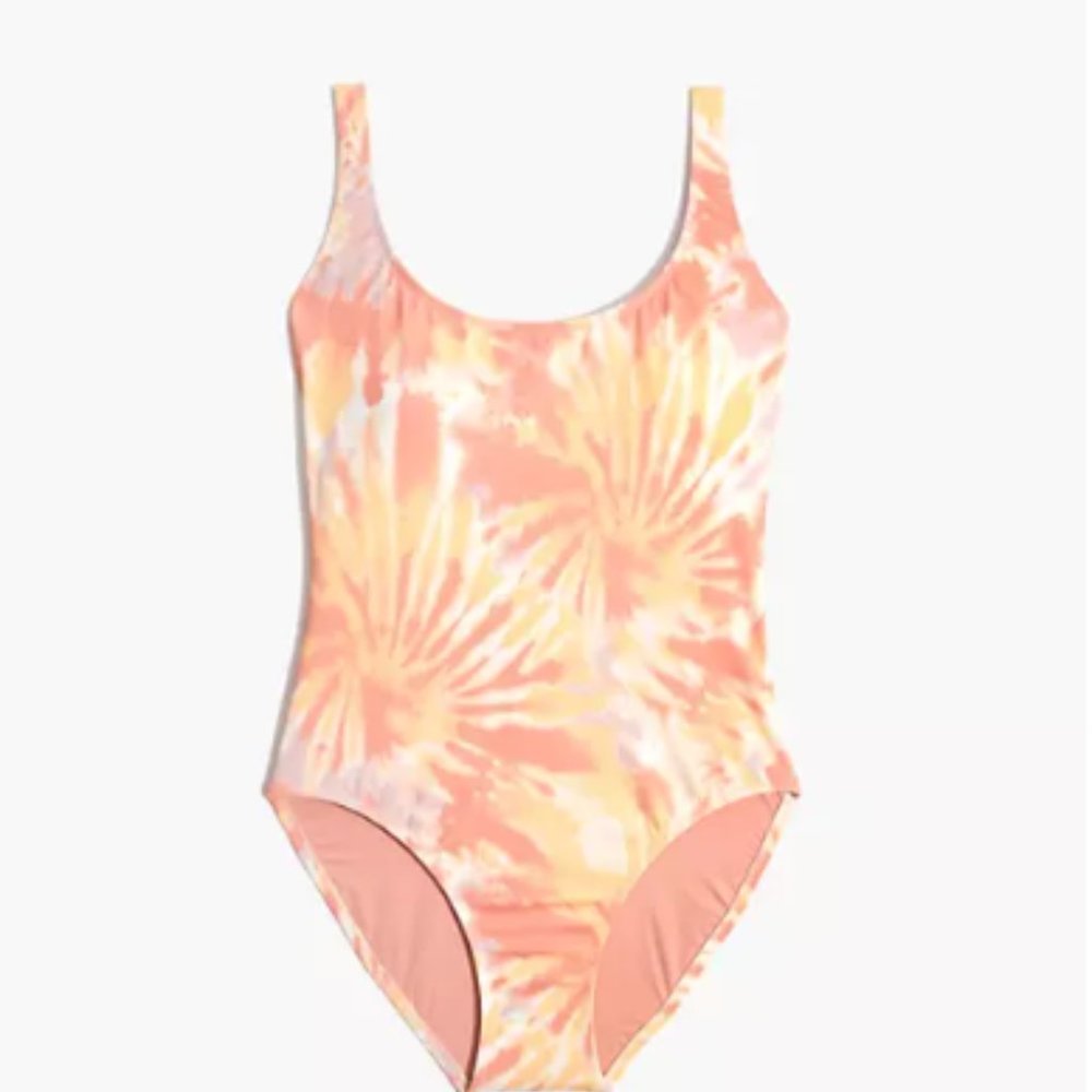 Madewell Second Wave Tie-Dye One-Piece Swimsuit
